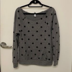 Alternative apparel star sweatshirt